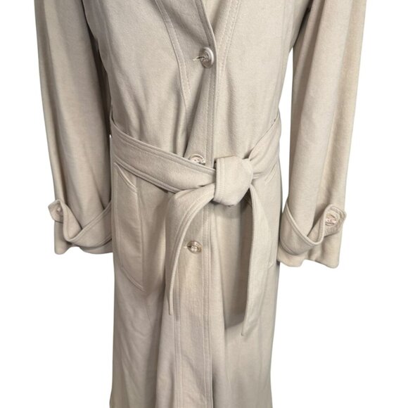 Vintage 70s Puget Sounder Beige  All Weather Coat by Item House - Picture 6 of 8